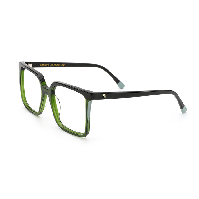 Proveedor óptico de monturas y gafas de sol , Mundogafas , LIMOGES , Verde 53-18-145 , Graduado ,