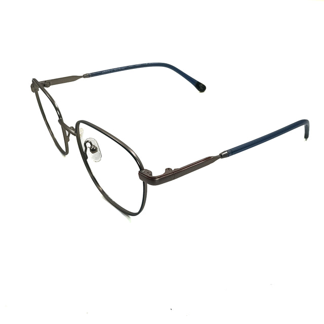 Proveedor óptico de monturas y gafas de sol , Mundogafas , ADONIS , Azul 52-19-145 , Graduado ,