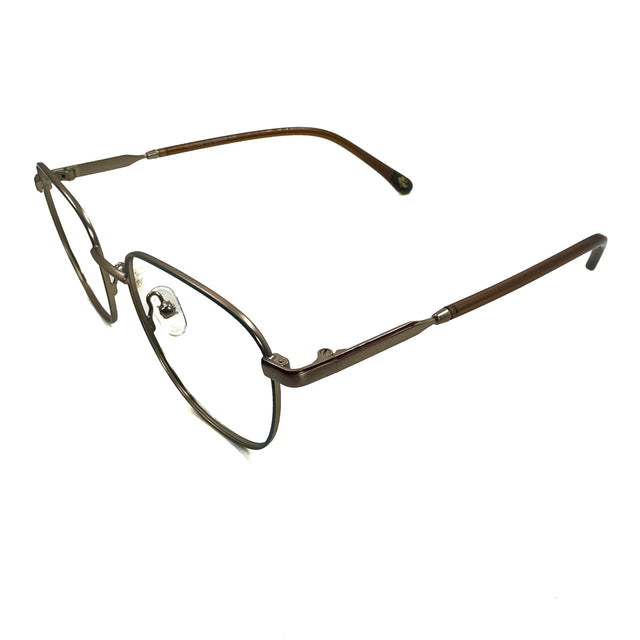 Proveedor óptico de monturas y gafas de sol , Mundogafas , ADONIS , Marrón 52-19-145 , Graduado ,