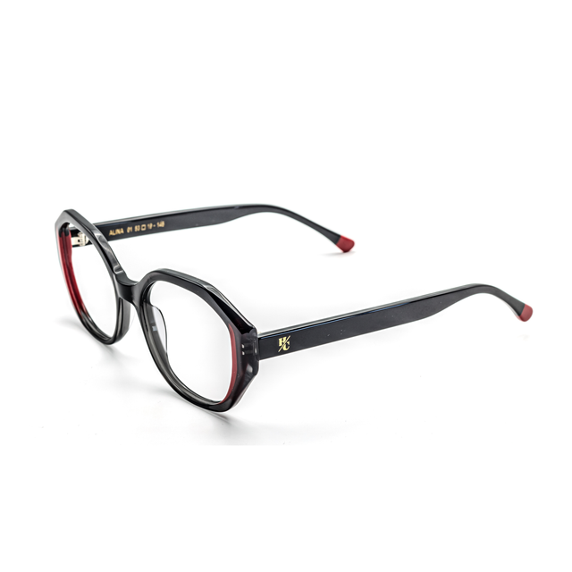 Proveedor óptico de monturas y gafas de sol , Mundogafas , ALINA , Negro 53-19-145 , Graduado ,