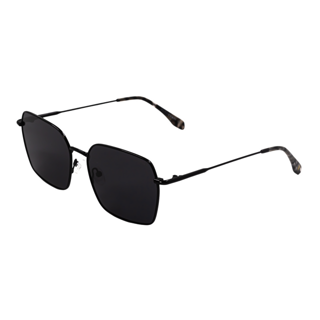 Proveedor óptico de monturas y gafas de sol , Mundogafas , CALEDONIA , Negro 59-17-145 , Gafas de sol ,