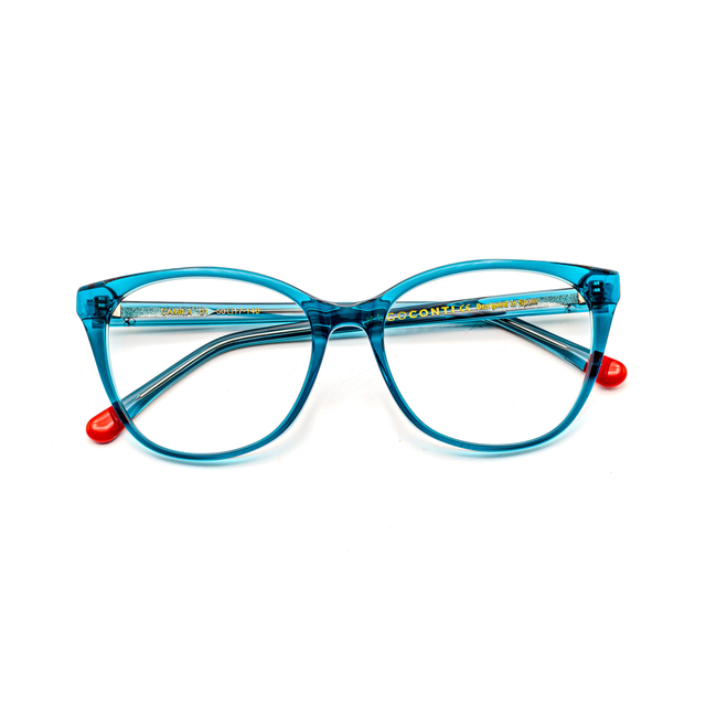 Proveedor óptico de monturas y gafas de sol , Mundogafas , CAMILA , Verde 53-17-140 , Graduado ,