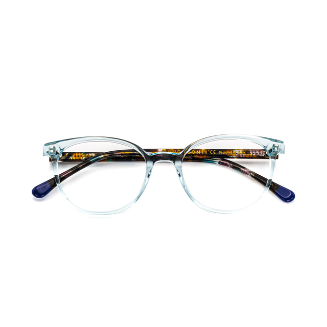 Proveedor óptico de monturas y gafas de sol , Mundogafas , CHLOE , Azul 49-18-140 , Graduado ,