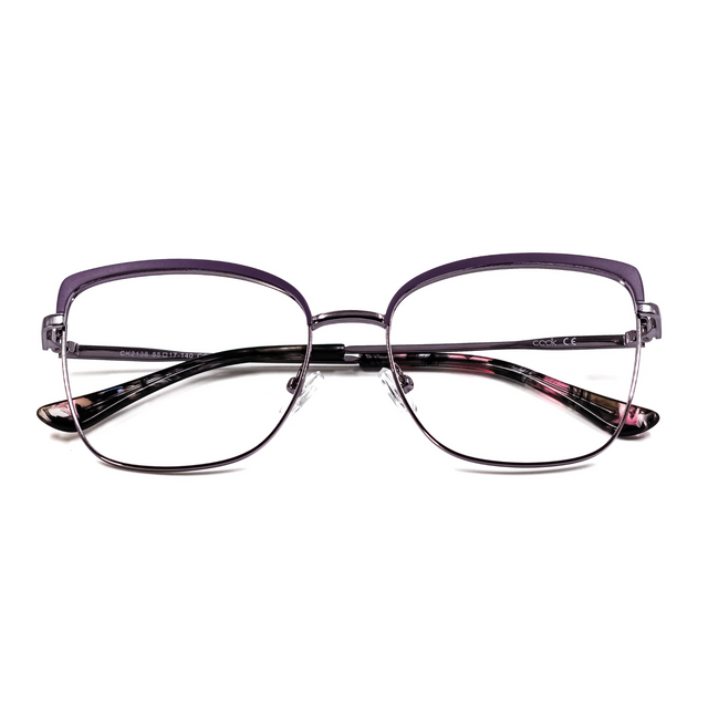 Proveedor óptico de monturas y gafas de sol , Mundogafas , CK-2138 , Morado 55-17-140 , Graduado ,