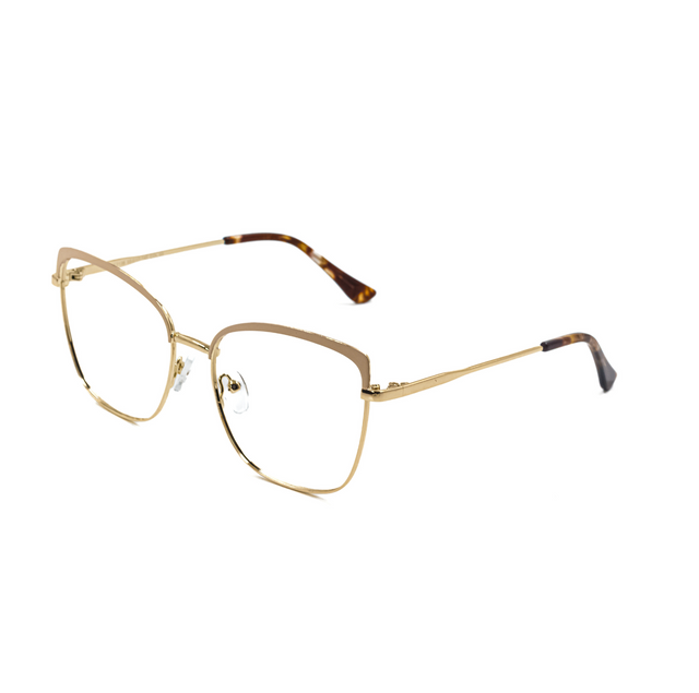 Proveedor óptico de monturas y gafas de sol , Mundogafas , CK-2138 , Beige 55-17-140 , Graduado ,
