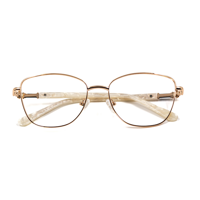 Proveedor óptico de monturas y gafas de sol , Mundogafas , CK-2140 , Dorado 55-17-140 , Graduado ,