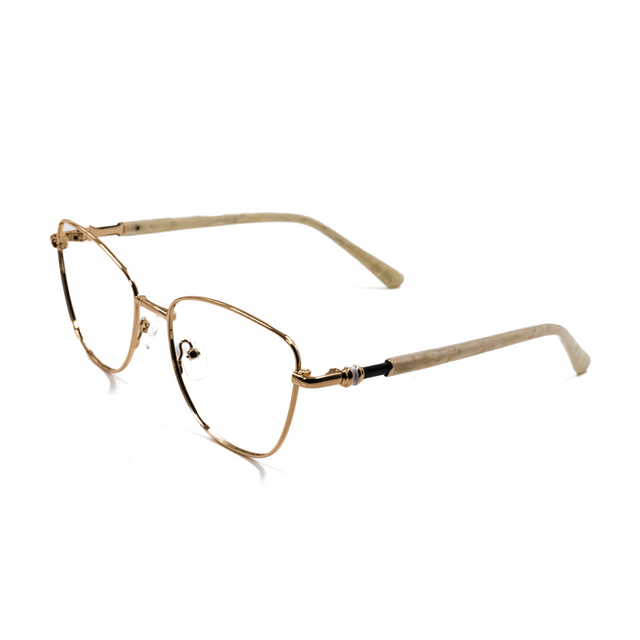 Proveedor óptico de monturas y gafas de sol , Mundogafas , CK-2140 , Dorado 55-17-140 , Graduado ,