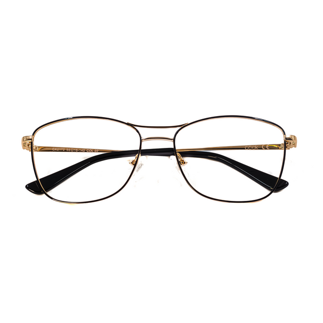 Proveedor óptico de monturas y gafas de sol , Mundogafas , CK-2172 , Negro 55-16-140 , Graduado ,