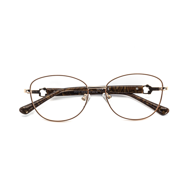 Proveedor óptico de monturas y gafas de sol , Mundogafas , CK-2141 , Marrón 54-16-140 , Graduado ,