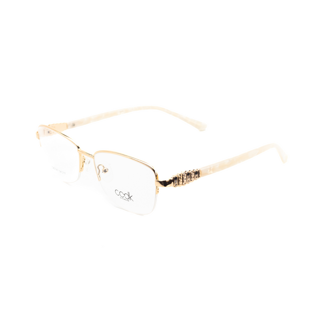 Proveedor óptico de monturas y gafas de sol , Mundogafas , CK-2147 , Dorado Nácar 54-17-140 , Graduado ,