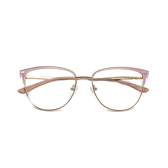 Proveedor óptico de monturas y gafas de sol , Mundogafas , CK-2153 , Rosa 55-17-140 , Graduado ,