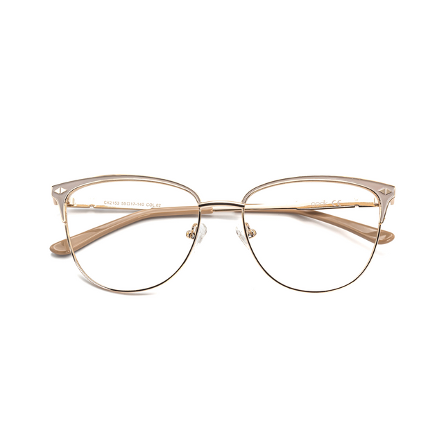 Proveedor óptico de monturas y gafas de sol , Mundogafas , CK-2153 , Beig 55-17-140 , Graduado ,