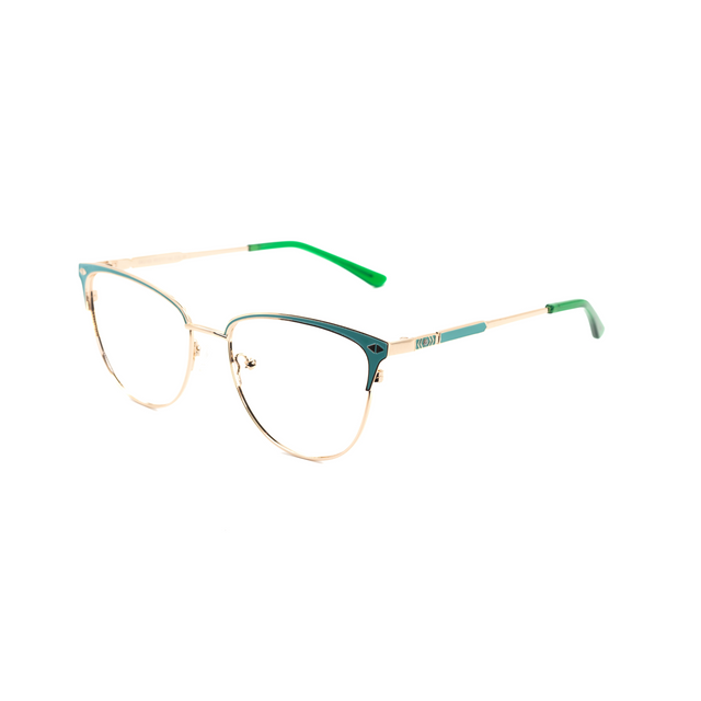 Proveedor óptico de monturas y gafas de sol , Mundogafas , CK-2153 , Verde 55-17-140 , Graduado ,