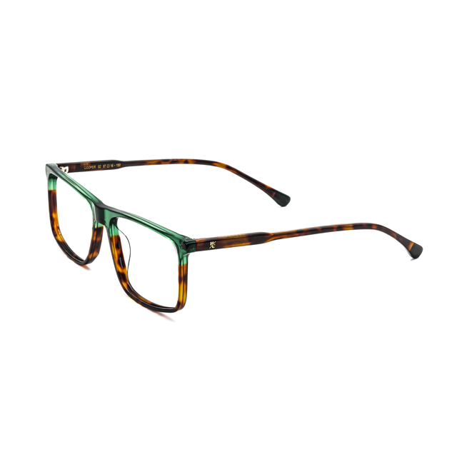 Proveedor óptico de monturas y gafas de sol , Mundogafas , COOPER , Verde 57-16-150 , Graduado ,