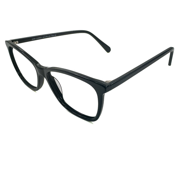 Proveedor óptico de monturas y gafas de sol , Mundogafas , CX-8601 , Negro 54-16-145 , Graduado ,