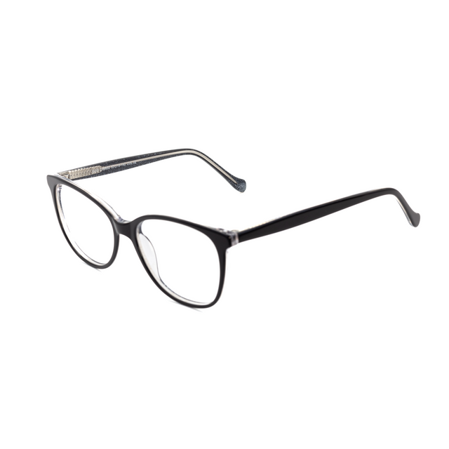 Proveedor óptico de monturas y gafas de sol , Mundogafas , CX-8632 , Negro 53-18-142 , Graduado ,