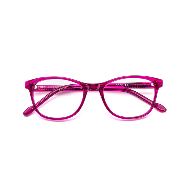 Proveedor óptico de monturas y gafas de sol , Mundogafas , CX-8641 , Fucsia 46-17-127 , Graduado ,
