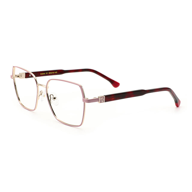 Proveedor óptico de monturas y gafas de sol , Mundogafas , CALAIS , Rosa 55-16-140 , ,