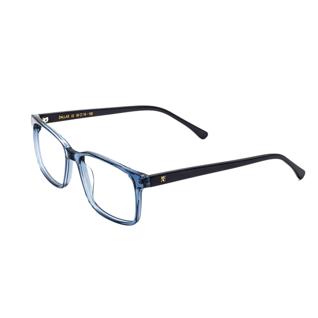 Proveedor óptico de monturas y gafas de sol , Mundogafas , DALLAS , Azul 59-19-150 , Graduado ,