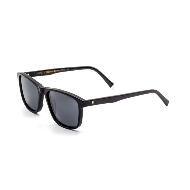 Proveedor óptico de monturas y gafas de sol , Mundogafas , DENZEL , Negro 58-16-145 , Gafas de sol ,