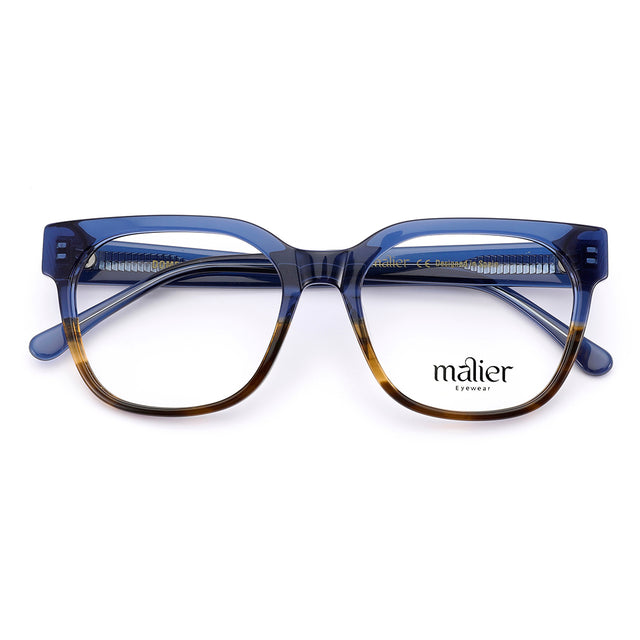 Proveedor óptico de monturas y gafas de sol , Mundogafas , DOMEL , Azul Habana 53-18-140 , Graduado ,