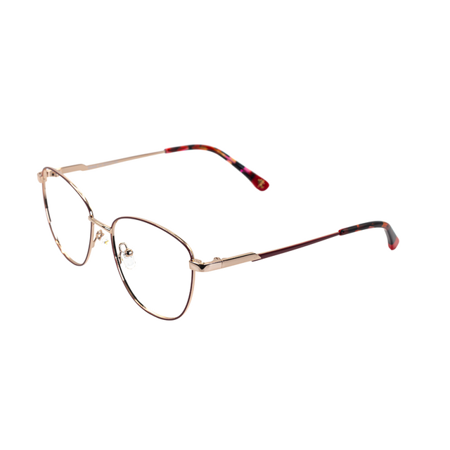 Proveedor óptico de monturas y gafas de sol , Mundogafas , DORIS , Rojo 53-17-142 , Graduado ,