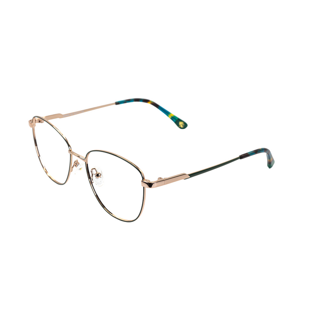 Proveedor óptico de monturas y gafas de sol , Mundogafas , DORIS , Verde 53-17-142 , Graduado ,