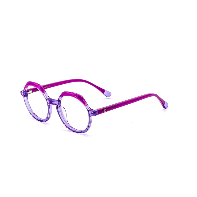 Proveedor óptico de monturas y gafas de sol , Mundogafas , EMMA , Lila Rosa 45-18-130 , Graduado ,