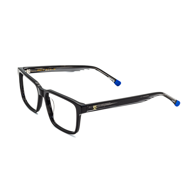 Proveedor óptico de monturas y gafas de sol , Mundogafas , ENZO , Negro 56-16-145 , Graduado ,