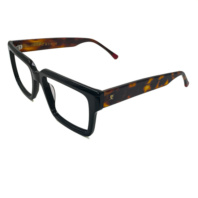 Proveedor óptico de monturas y gafas de sol , Mundogafas , FREDDIE , Negro 55-19-145 , Graduado ,