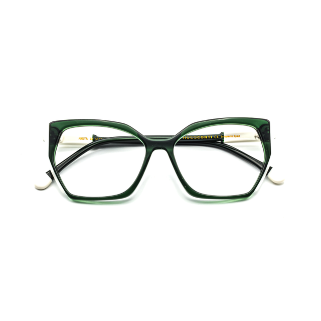 Proveedor óptico de monturas y gafas de sol , Mundogafas , FREYA , Verde 55-14-138 , Graduado ,