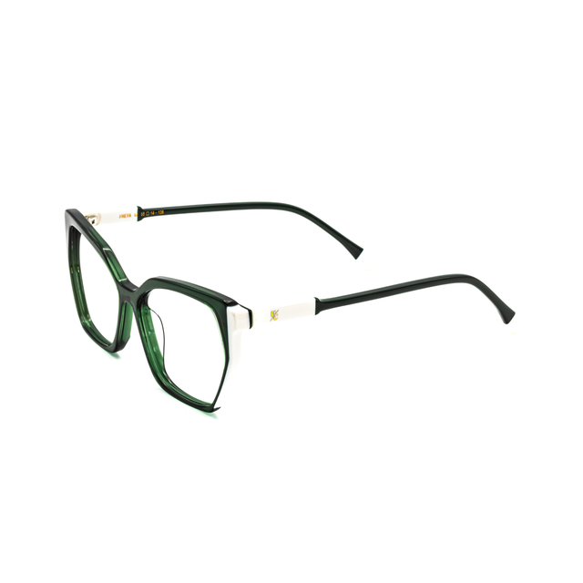 Proveedor óptico de monturas y gafas de sol , Mundogafas , FREYA , Verde 55-14-138 , Graduado ,