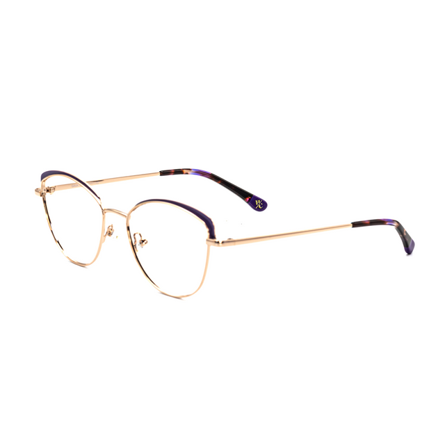 Proveedor óptico de monturas y gafas de sol , Mundogafas , GAIA , Morado 52-17-140 , Graduado ,