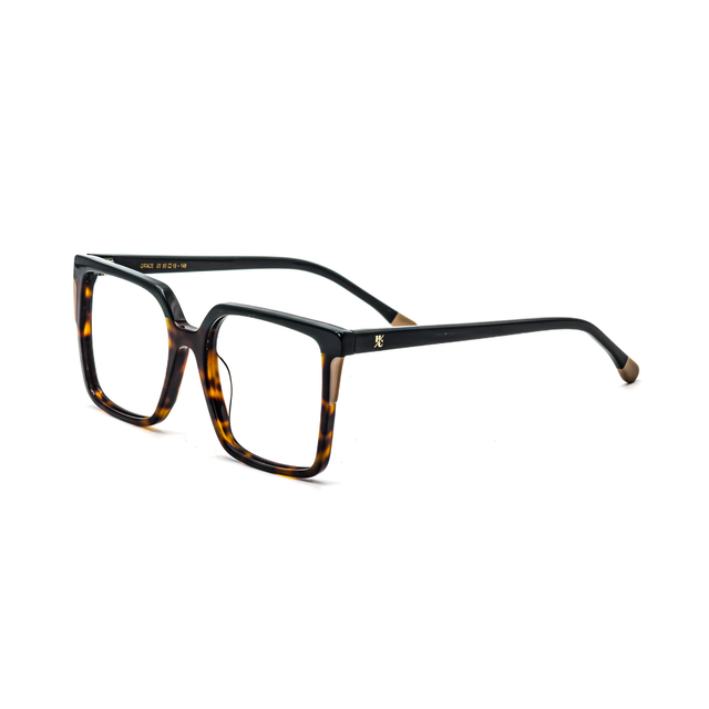 Proveedor óptico de monturas y gafas de sol , Mundogafas , GRACE , Verde Habana 53-18-145 , Graduado ,