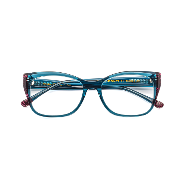 Proveedor óptico de monturas y gafas de sol , Mundogafas , GRETA , Turquesa 53-17-140 , Graduado ,