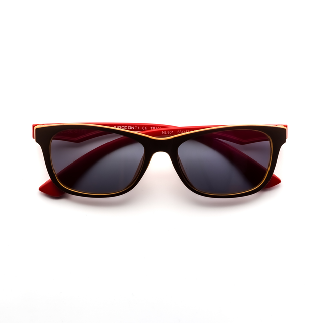 Proveedor óptico de monturas y gafas de sol , Mundogafas , HL-801 , Marrón 53-17-145 , Gafas de sol ,