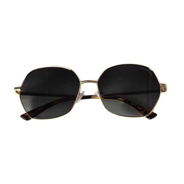 Proveedor óptico de monturas y gafas de sol , Mundogafas , LUCIANA , Dorado Verde 60-16-145 , Gafas de sol ,