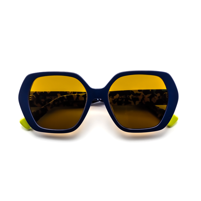 Proveedor óptico de monturas y gafas de sol , Mundogafas , MADISON , Azul 56-17-145 , Gafas de sol ,