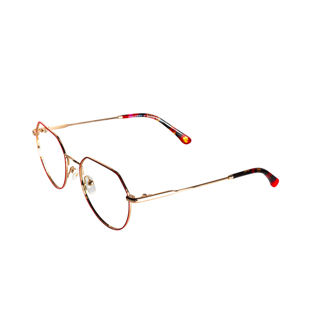 Proveedor óptico de monturas y gafas de sol , Mundogafas , NICE , Rojo 52-19-140 , Graduado ,