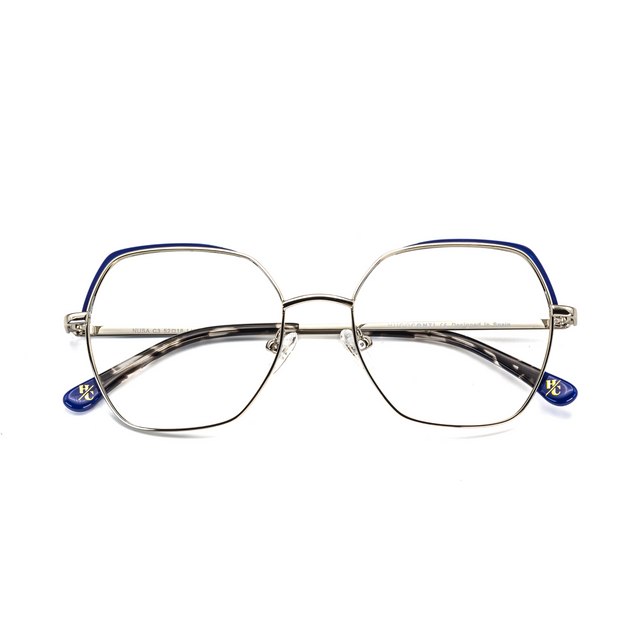 Proveedor óptico de monturas y gafas de sol , Mundogafas , NUSA , Azul 52-18-140 , Graduado ,