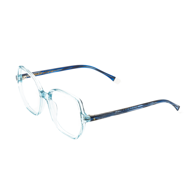 Proveedor óptico de monturas y gafas de sol , Mundogafas , OLIVIA , Azul 54-18-145 , Graduado ,