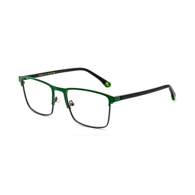 Proveedor óptico de monturas y gafas de sol , Mundogafas , ORSON , Verde 58-20-145 , Graduado ,