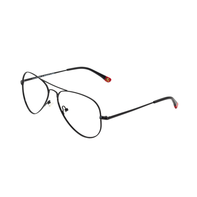 Proveedor óptico de monturas y gafas de sol , Mundogafas , PERSEUS , Negro 58-15-142 , Graduado ,