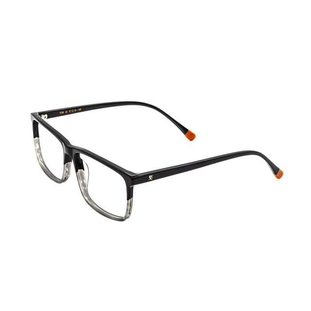 Proveedor óptico de monturas y gafas de sol , Mundogafas , TOM , Negro 57-15-145 , Graduado ,