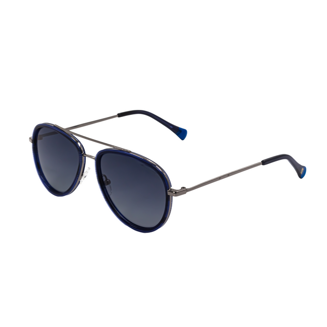 Proveedor óptico de monturas y gafas de sol , Mundogafas , VESTA , Azul 55-17-145 , Gafas de sol ,
