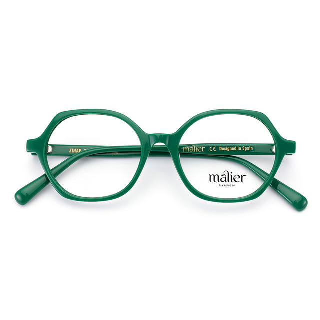 Proveedor óptico de monturas y gafas de sol , Mundogafas , ZINAE , Verde 51-17-145 , Graduado ,