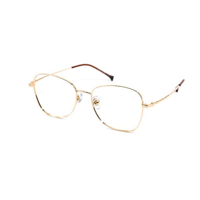 Proveedor óptico de monturas y gafas de sol , Mundogafas , H-8607 , Dorado 54-17-145 , Graduado ,