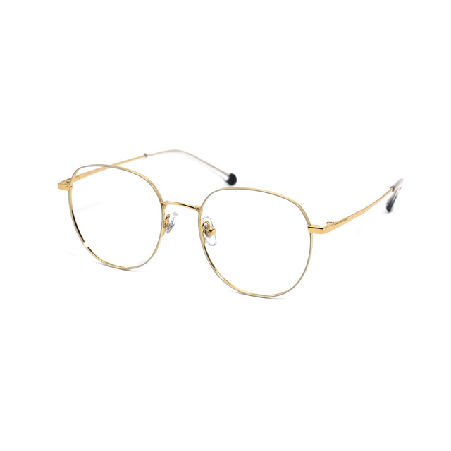 Proveedor óptico de monturas y gafas de sol , Mundogafas , H-8610 , Dorado 52-18-143 , Graduado ,