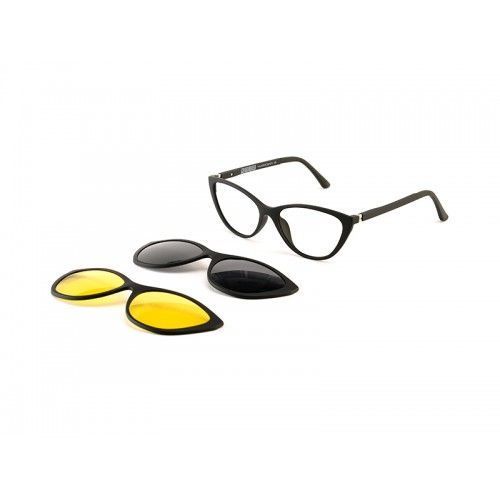 Proveedor óptico de monturas y gafas de sol , Mundogafas , HZ-8503 , Negro 50-20-140 , Graduado ,