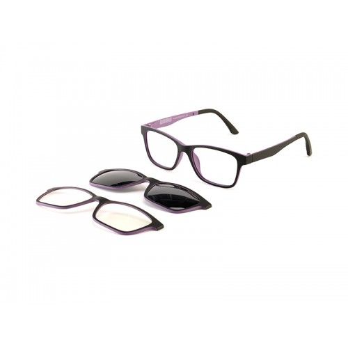 Proveedor óptico de monturas y gafas de sol , Mundogafas , HZ-8505 , Negro 52-15-140 , Graduado ,